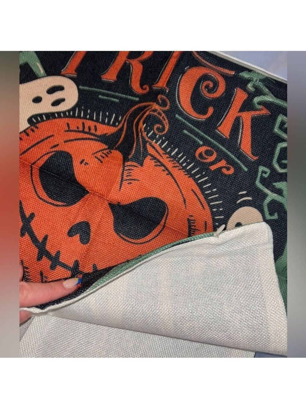 2 New Halloween Throw Pillow Covers—Keep It Creepy - Picture 5 of 7